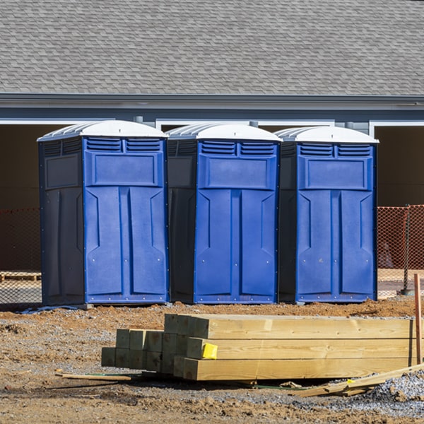 can i customize the exterior of the porta potties with my event logo or branding in Morrison Iowa